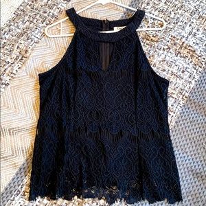Black Lacey Tank